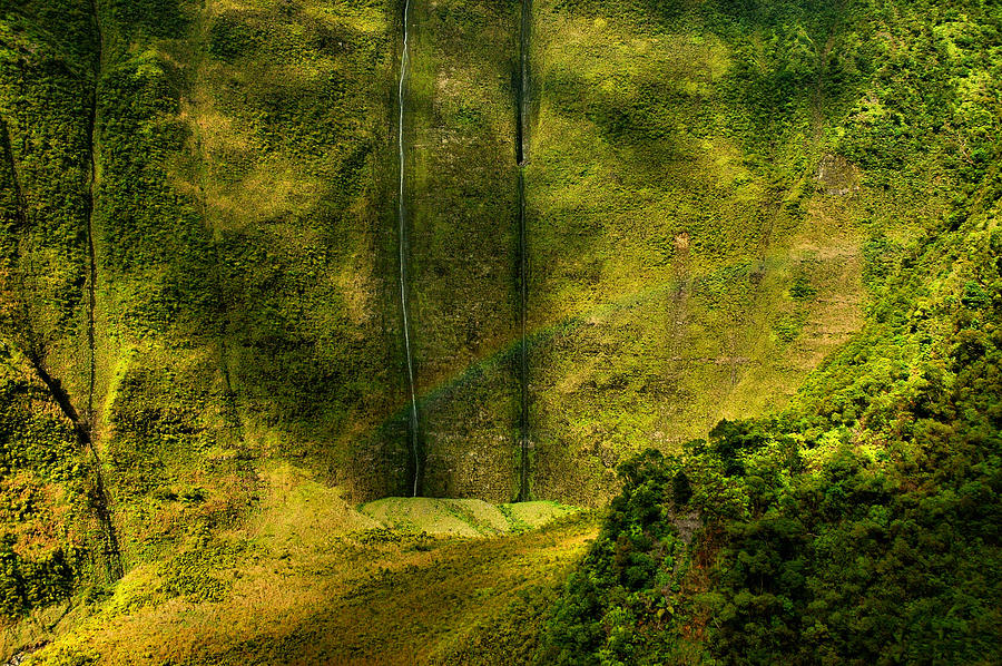 Napali Coast Valley Rainbow #2 Photograph by Stephen Vecchiotti