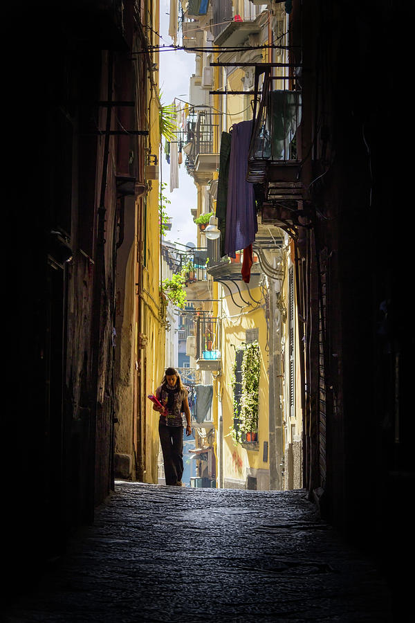 Naples Alley 1 #1 Photograph by Bill Chizek