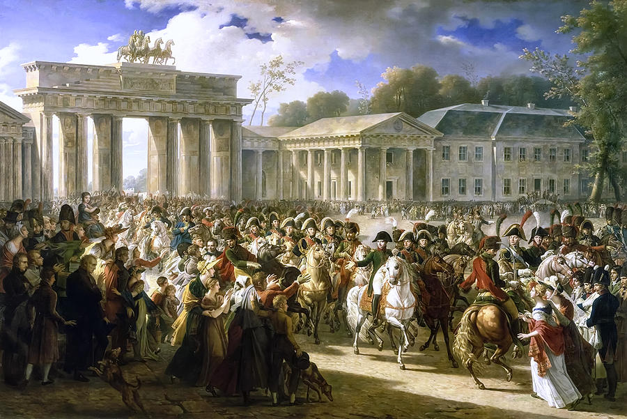 Charles Meynier Painting - Napoleon in Berlin by Charles Meynier by Mango Art