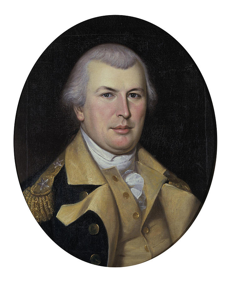 Charles Willson Peale Painting - Nathanael Greene  #1 by Charles Willson Peale