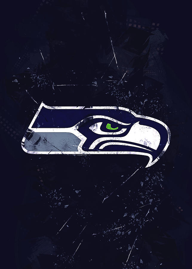 NFL Seattle Seahawks Skull by Leith Huber