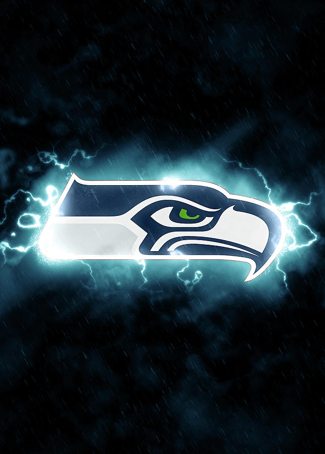 NFL Seattle Seahawks Skull by Leith Huber