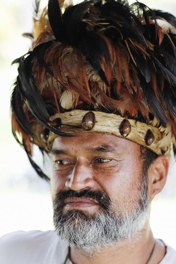 Native Rapanuian Man #1 Photograph by Powerofforever