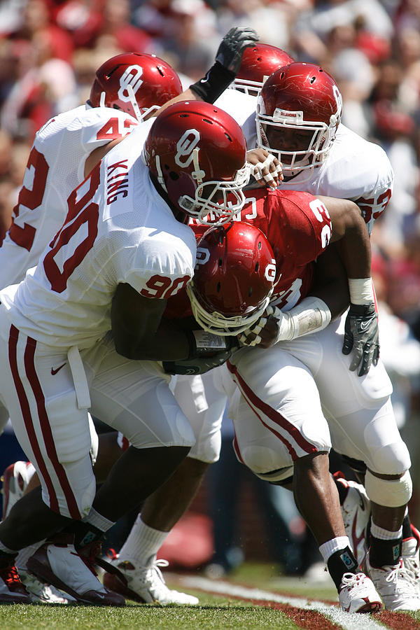 NCAA FOOTBALL: APR 11 University of Oklahoma Spring Red v White Game #1 Photograph by Icon Sports Wire