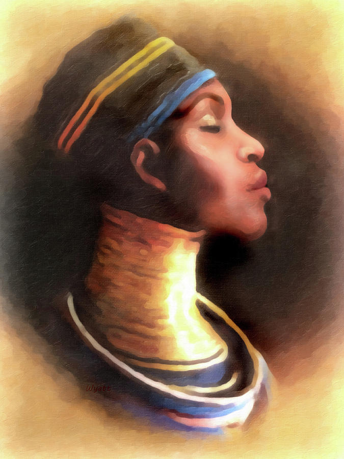 Ndebele Woman 2 African Queen Digital Art By Regina Wyatt