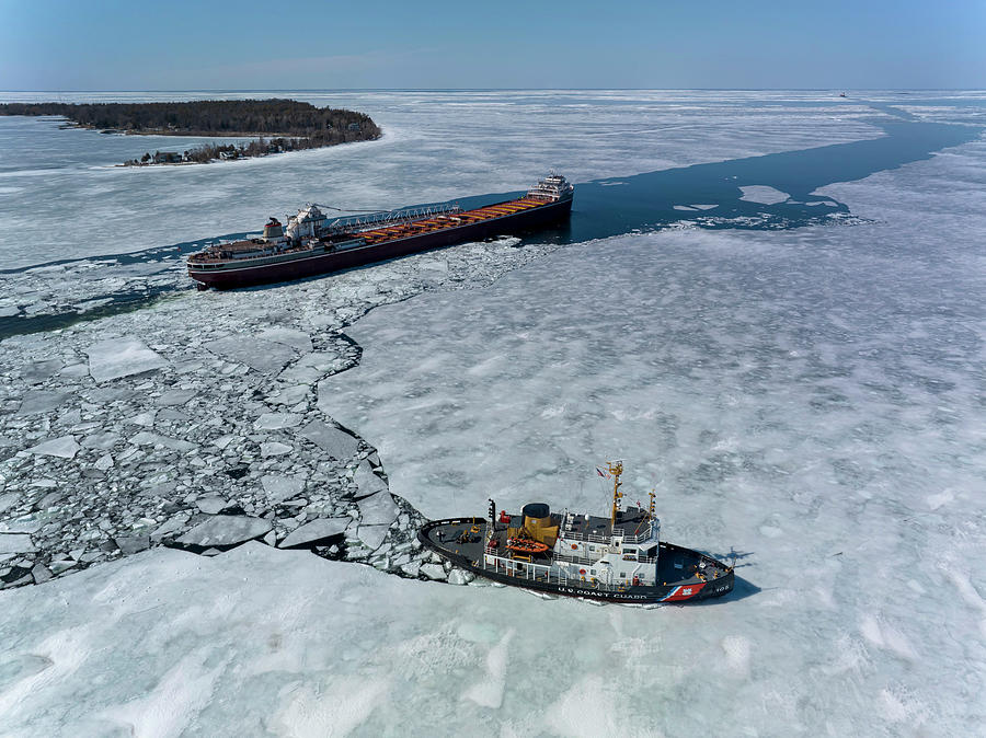 Neah Bay Coast Guard Ice Breaking Photograph by Mike Roemer - Fine Art ...