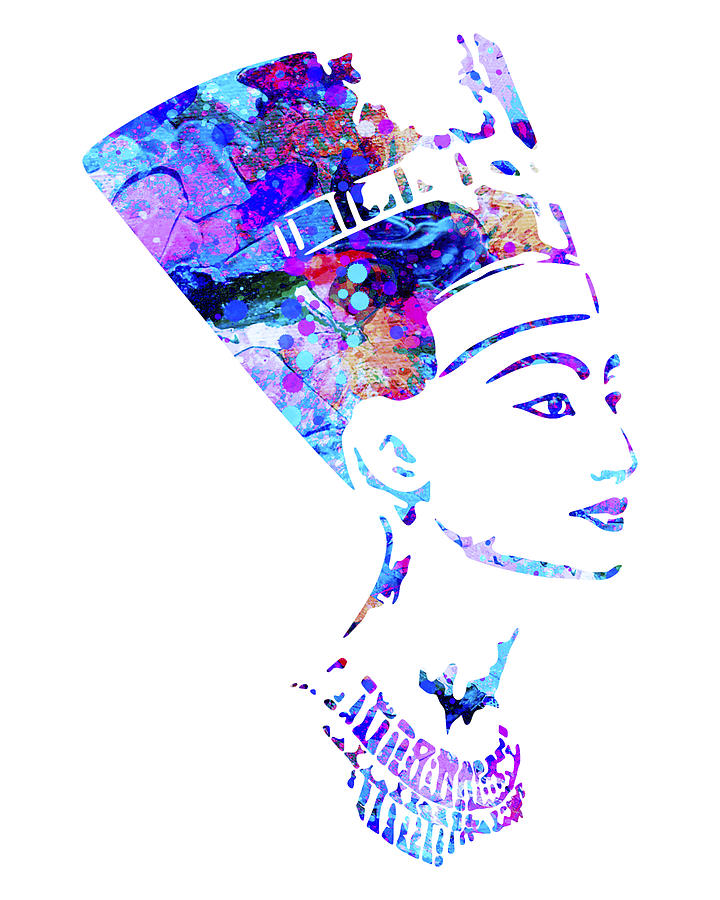 Nefertiti Painting - Nefertiti Art by Zuzi s Nefertiti Painting - Nefertiti Art by Zuzi s