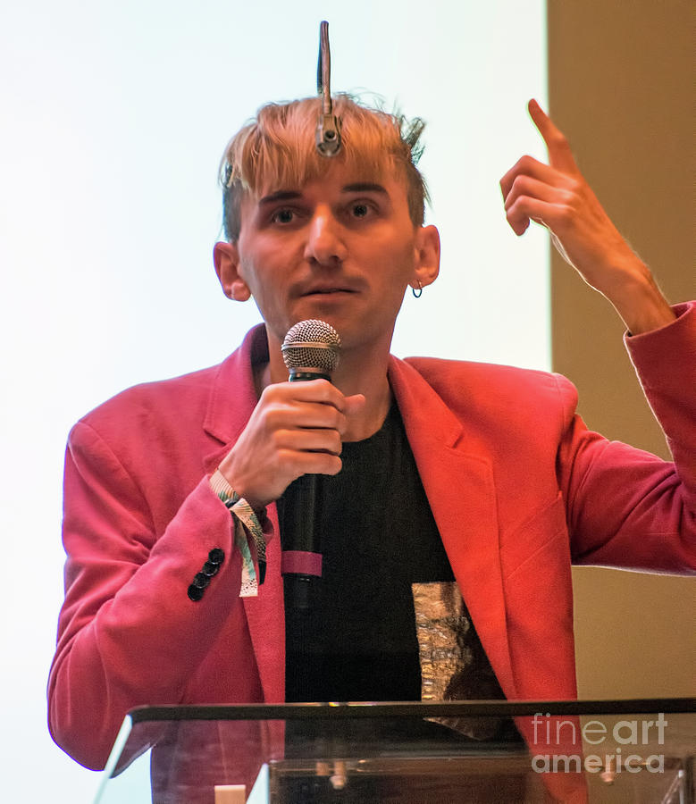 Neil Harbisson Cyborg Photograph By David Oppenheimer Fine Art America