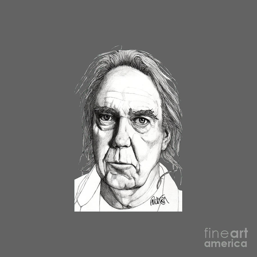 Neil Young Drawing by Violet Rika Wulandari - Fine Art America