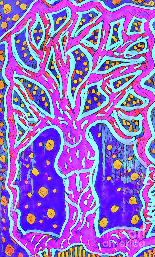 Neon Tree #1 Digital Art by Mimulux Patricia No