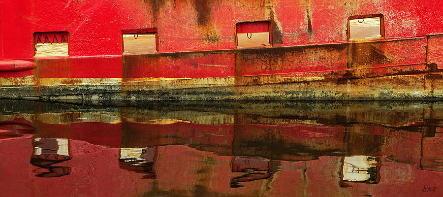 Abstract Photograph - New Bedford Waterfront LXI Color by David Gordon