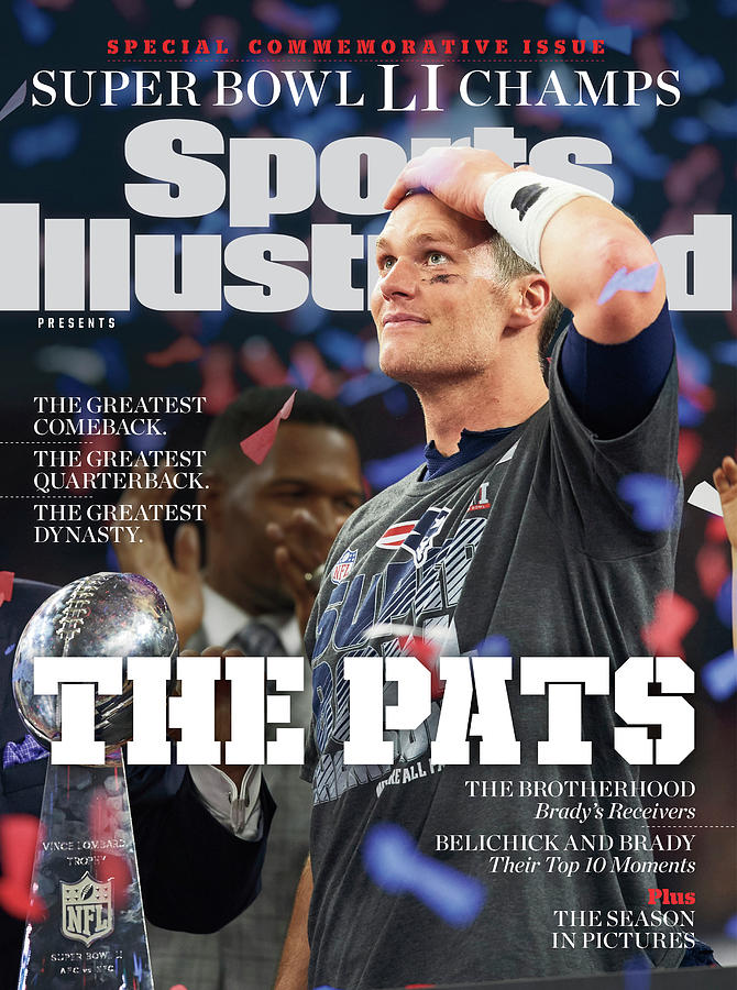 New England Patriots, Super Bowl LI Commemorative Issue Cover #1 Photograph by Sports Illustrated