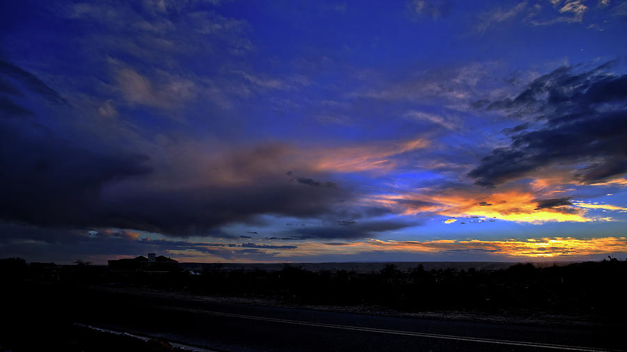 New Mexico Sunset Photograph by George Taylor