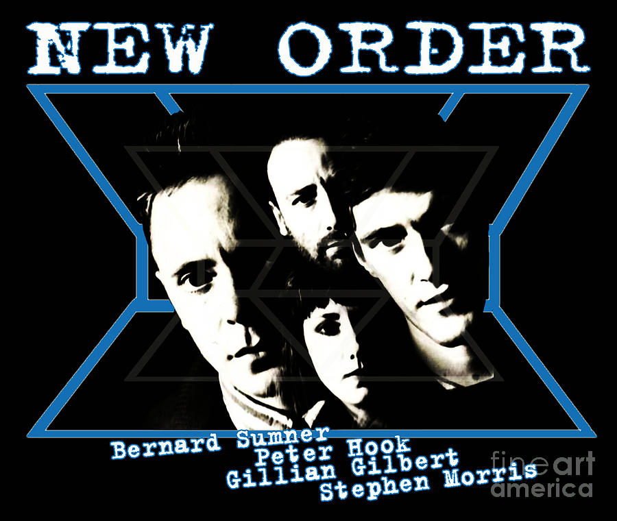 NEW ORDER BAND international Mixed Media by Dewilia Picture - Fine Art ...