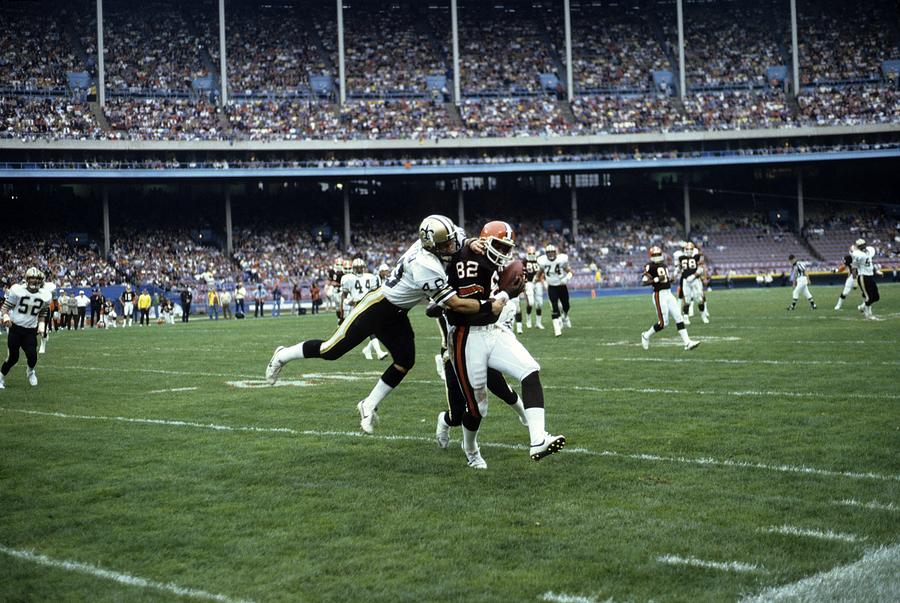 New Orleans Saints v Cleveland Browns Photograph by Tony Tomsic