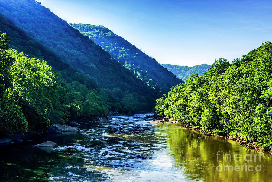 New River Gorge Morning Light #1 Photograph by Thomas R Fletcher