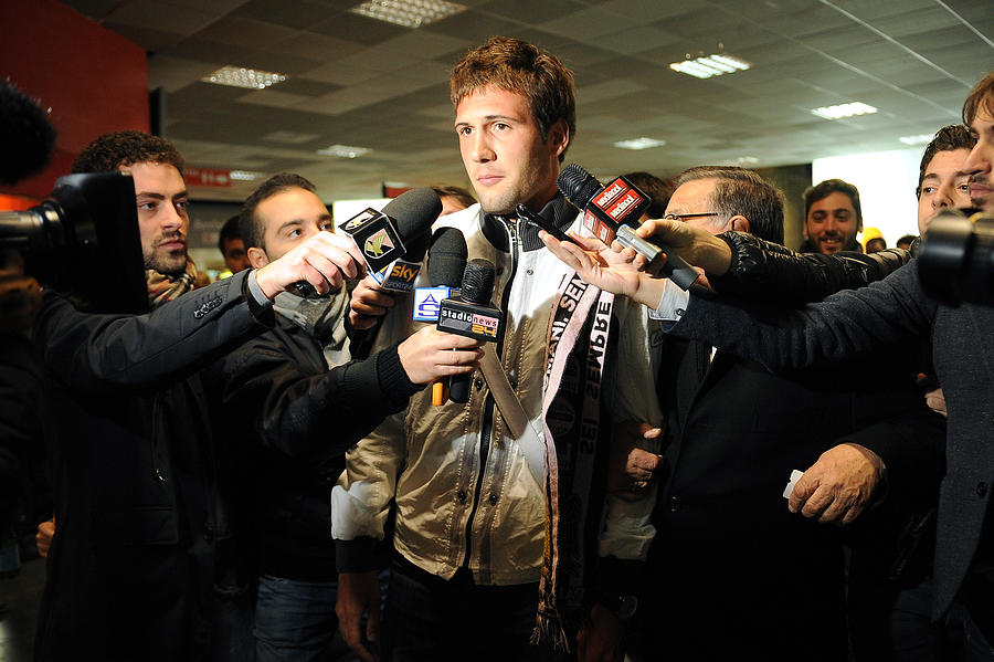 New Signing Franco Vazquez Arrives In Palermo #1 Photograph by Tullio M. Puglia