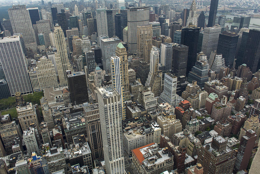 New York City aerial views #1 Photograph by Tom Craig