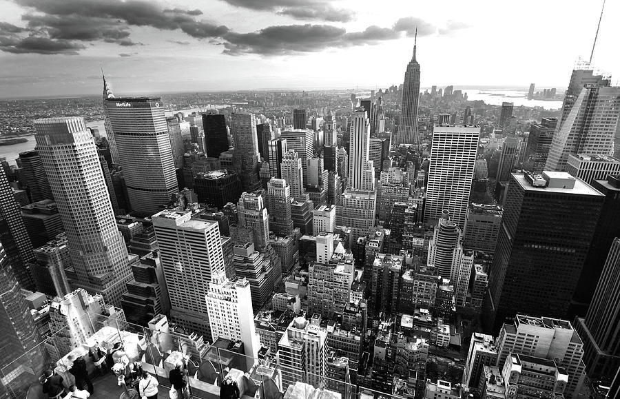 New York City Downtown Manhattan Black and White #2 Photograph by Christopher Arndt
