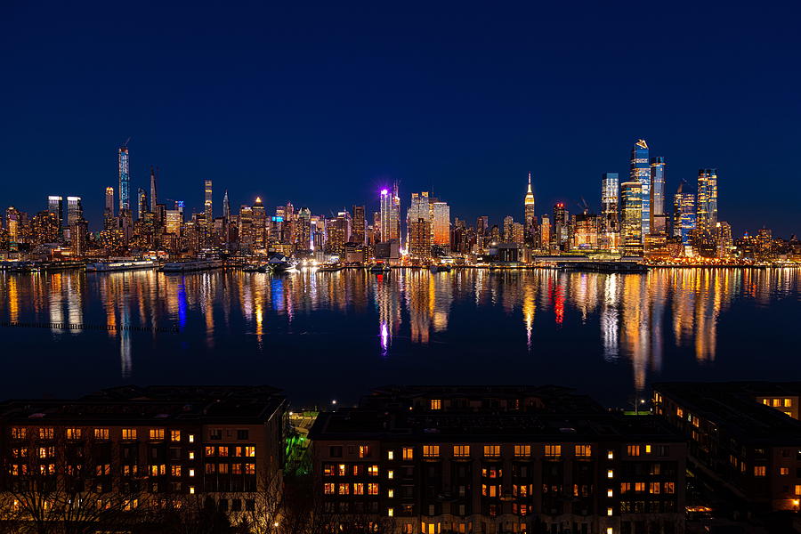 New York City midtown skyline #1 Photograph by Songquan Deng