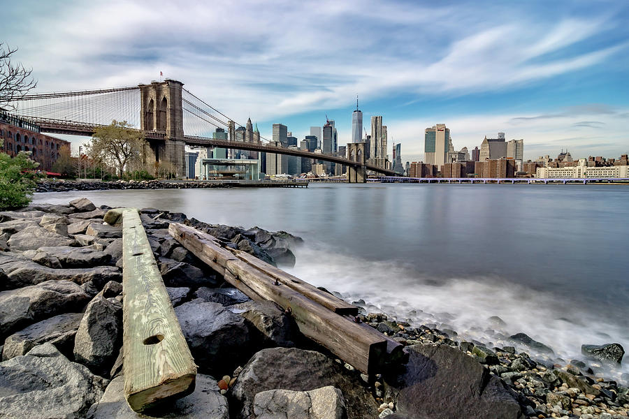 New York City Skyline Manhattan Panorama View #1 Photograph by Alex Grichenko