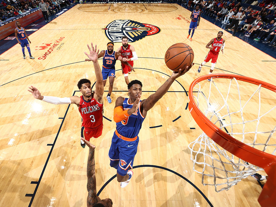 New York Knicks v New Orleans Pelicans Photograph by Ned Dishman