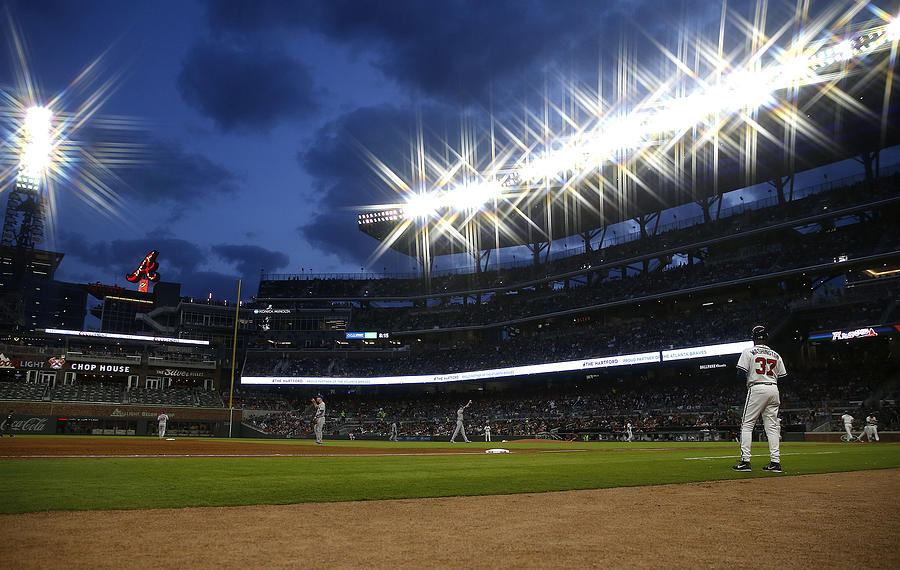 New York Mets v Atlanta Braves #1 Photograph by Mike Zarrilli