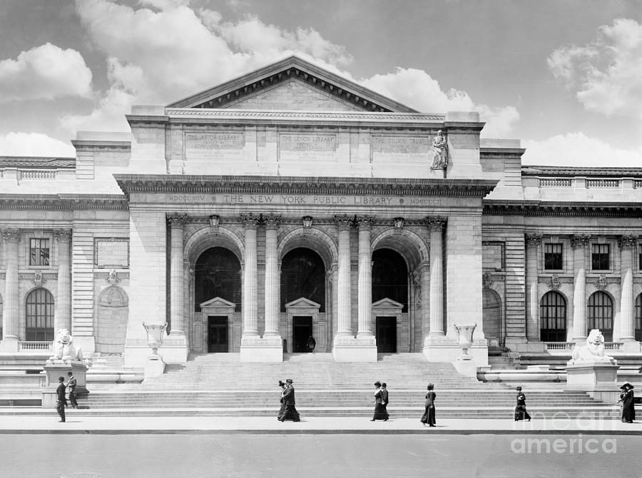 New York Public Library #1 Photograph by Granger