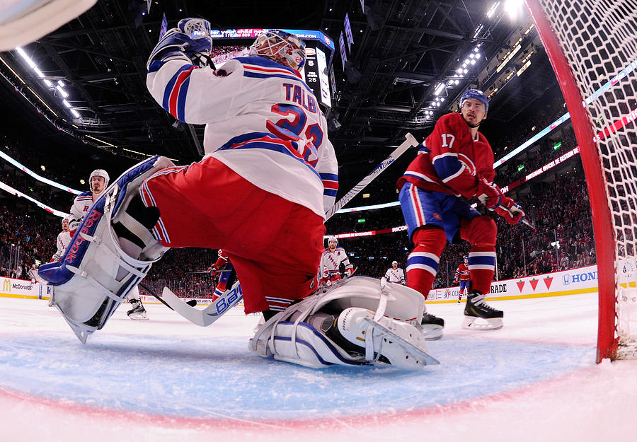 New York Rangers v Montreal Canadiens - Game Five #1 Photograph by Richard Wolowicz
