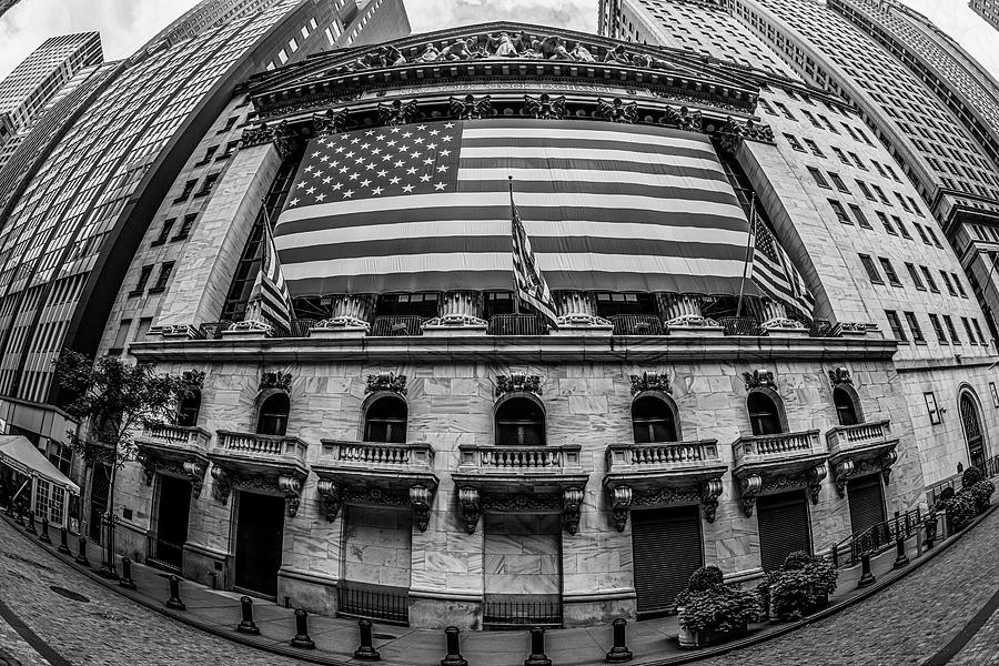 New York Stock  Exchange II BW #1 Photograph by Susan Candelario