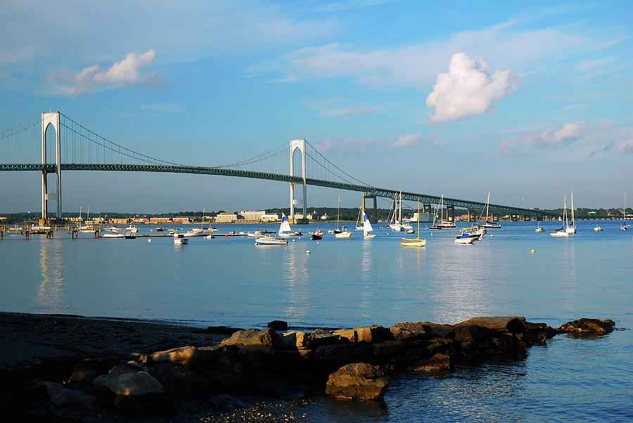 Newport Pell Bridge #1 Photograph by James Kirkikis - Pixels