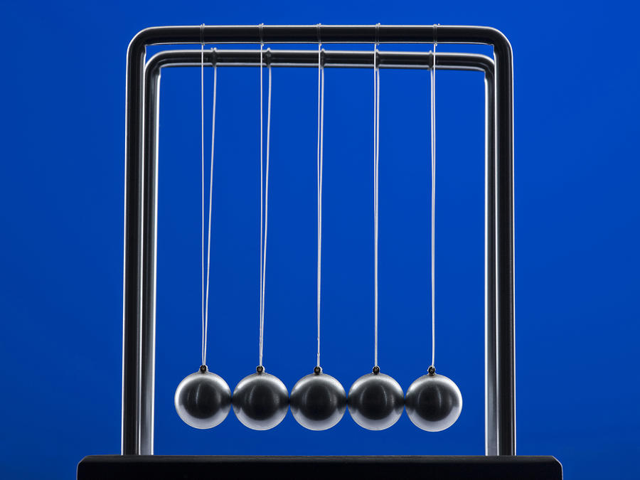 Newtons Cradle #1 Photograph by Rubberball/Mike Kemp