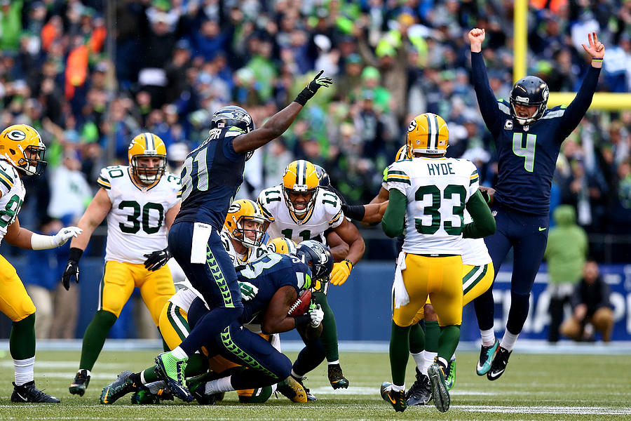 NFC Championship - Green Bay Packers v Seattle Seahawks #1 Photograph by Ronald Martinez