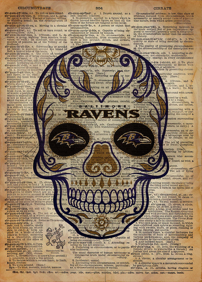 Baltimore Ravens National Football Drawing by Leith Huber - Pixels