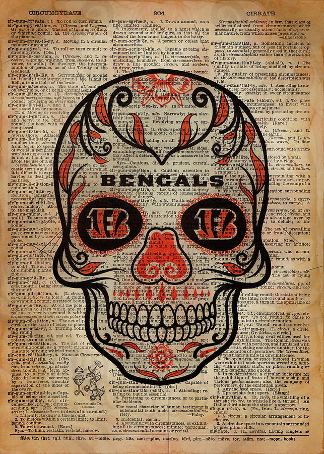 cincinnati bengals skull