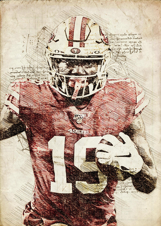 Football Deebo Samuel Deebo Samuel Deebosamuel San Francisco 49Ers San  Francisco 49Ers Sanfrancisco4 by Wrenn Huber