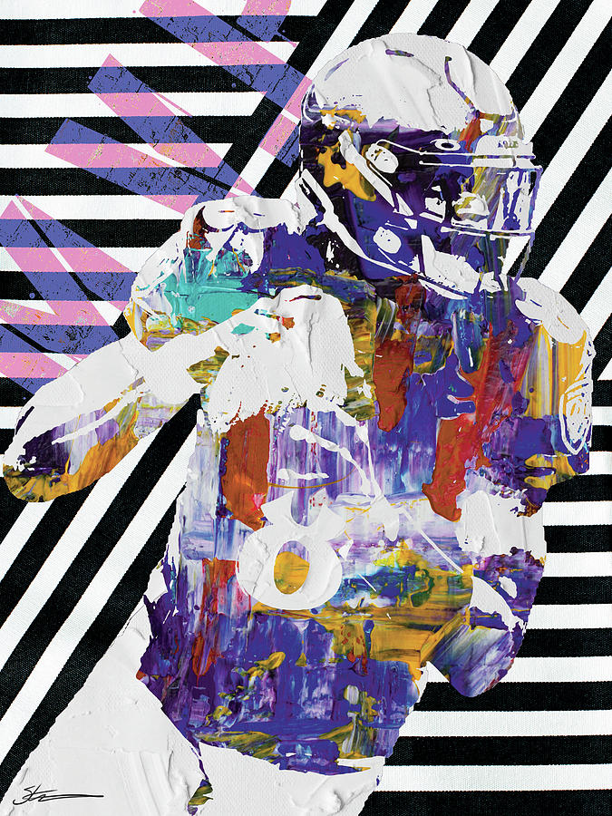 NFL Lamar Jackson Baltimore Ravens Art Mixed Media by Scott Strachan - Fine  Art America