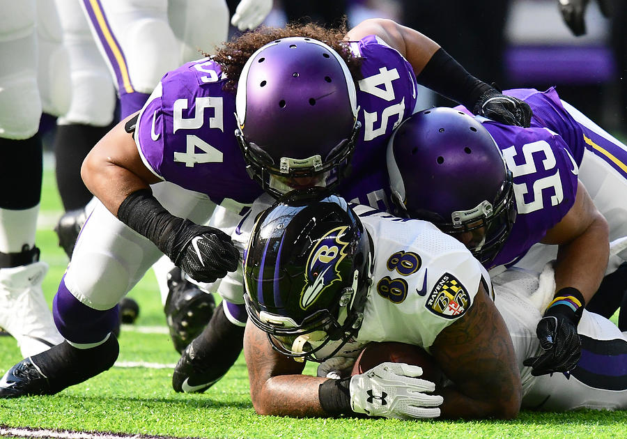 NFL: OCT 22 Ravens at Vikings #1 Photograph by Icon Sportswire