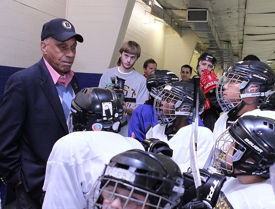 NHL & Carolina Hurricanes Team Up for Hockey is for Everyone Clinic #1 Photograph by Gregg Forwerck