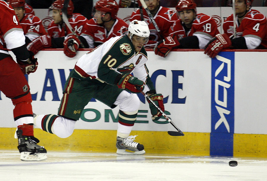 NHL 2008 - Hurricane Beat Wild 3-2 #1 Photograph by Sporting News Archive