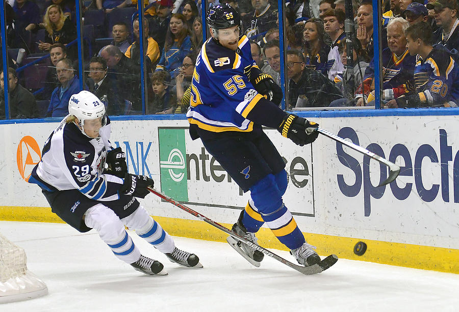 NHL: APR 04 Jets at Blues #1 Photograph by Icon Sportswire