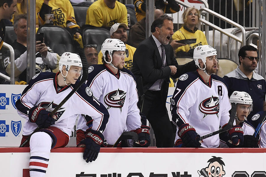 NHL: APR 20 Round 1 Game 5 - Blue Jackets at Penguins #1 Photograph by Icon Sportswire
