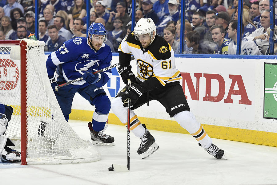 NHL: APR 30 Stanley Cup Playoffs Second Round Game 2 - Bruins at Lightning #1 Photograph by Icon Sportswire