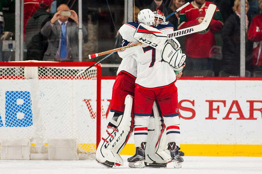 NHL: DEC 31 Blue Jackets at Wild #1 Photograph by Icon Sportswire