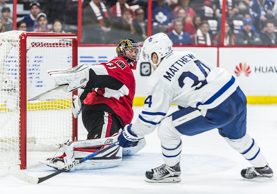 NHL: OCT 12 Maple Leafs at Senators #1 Photograph by Icon Sportswire
