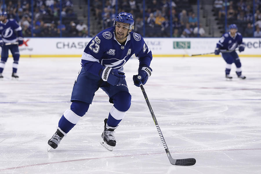 NHL: SEP 19 Preseason - Hurricanes at Lightning #1 Photograph by Icon Sportswire