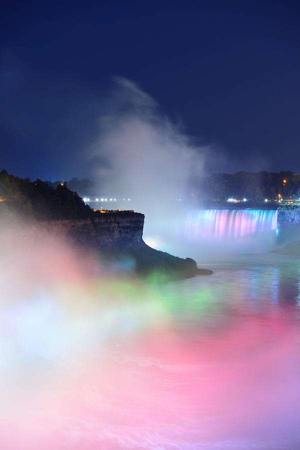 Niagara Falls in colors #1 Photograph by Songquan Deng