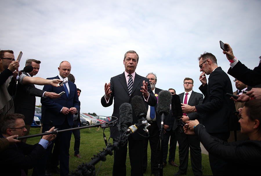 Nigel Farage Resigns As Leader Of UKIP Photograph by Carl Court Nigel Farage Resigns As Leader Of UKIP Photograph by Carl Court
