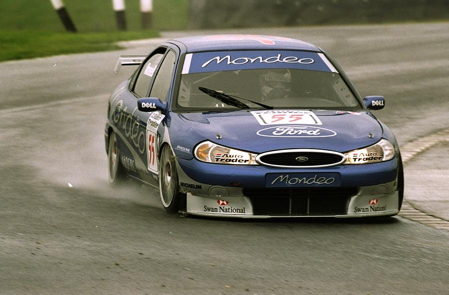 Nigel Mansell of Great Britain and the Ford Mondeo team in action #1 Photograph by Alex Livesey