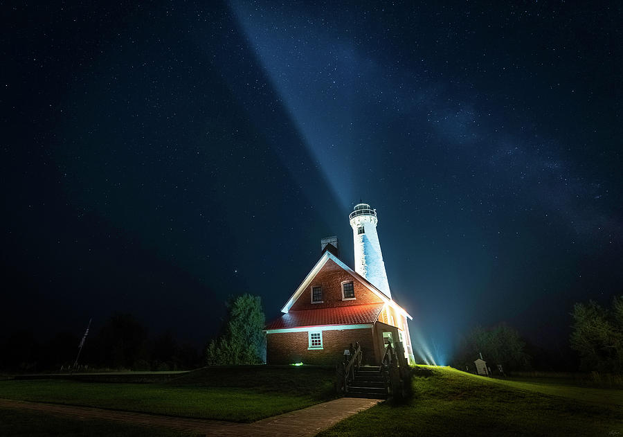 Galaxy Beacon Photograph by Owen Weber